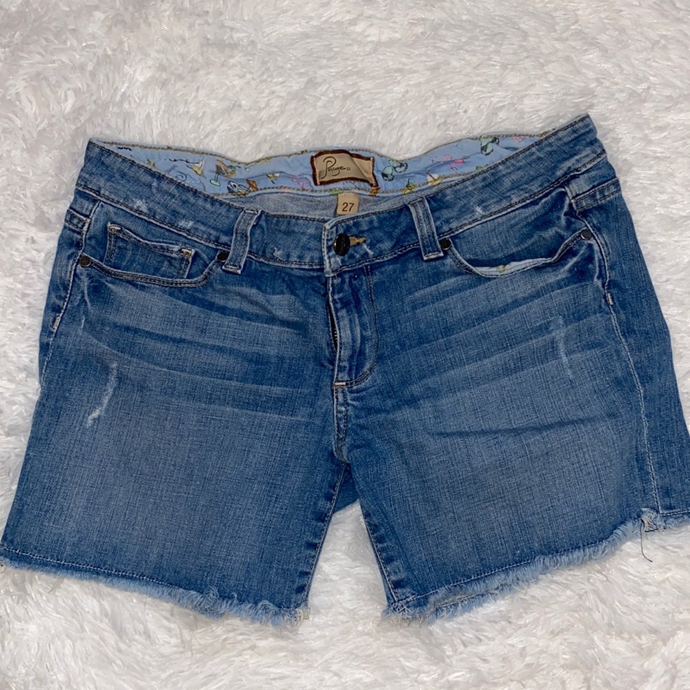 Paige Canyon Boyfriend Shorts Size 27 Cut off Shorts